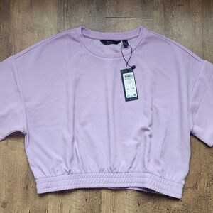 Vero Moda Lilac Crop Top